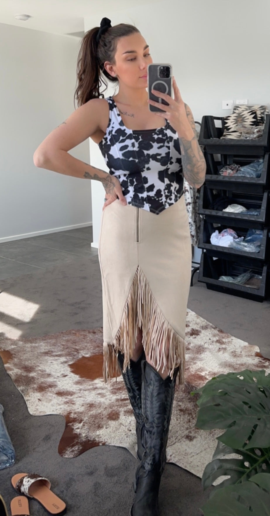 Elsa Fringe Skirt