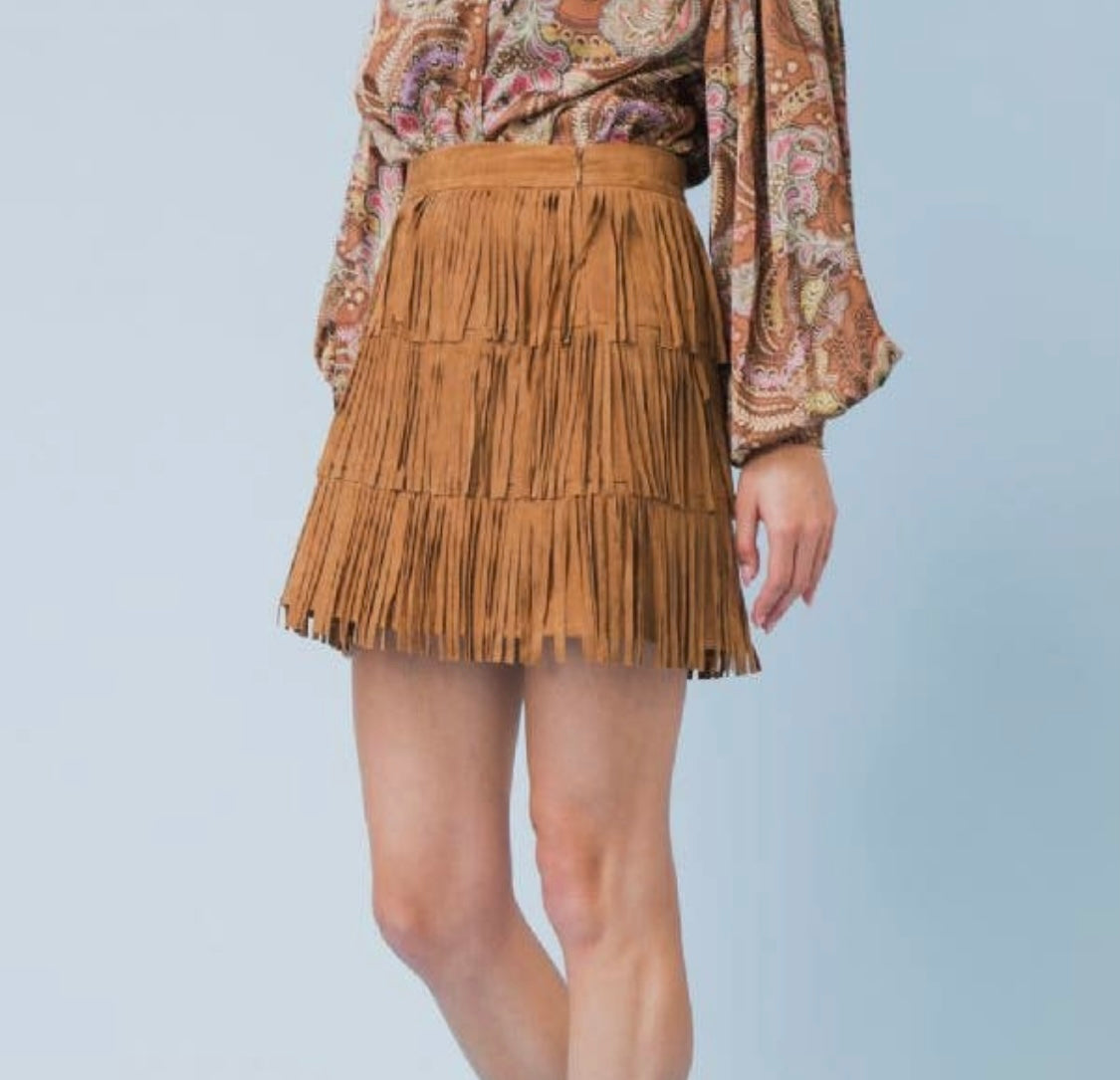 Libby Fringe Skirt