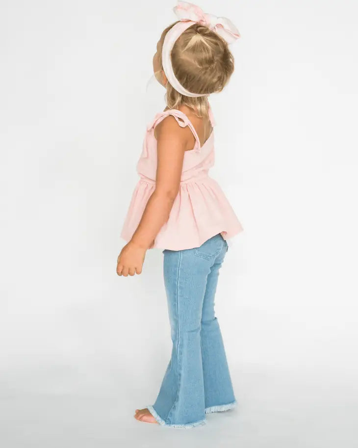 Sophie Denim Bell Bottoms - Light Wash
