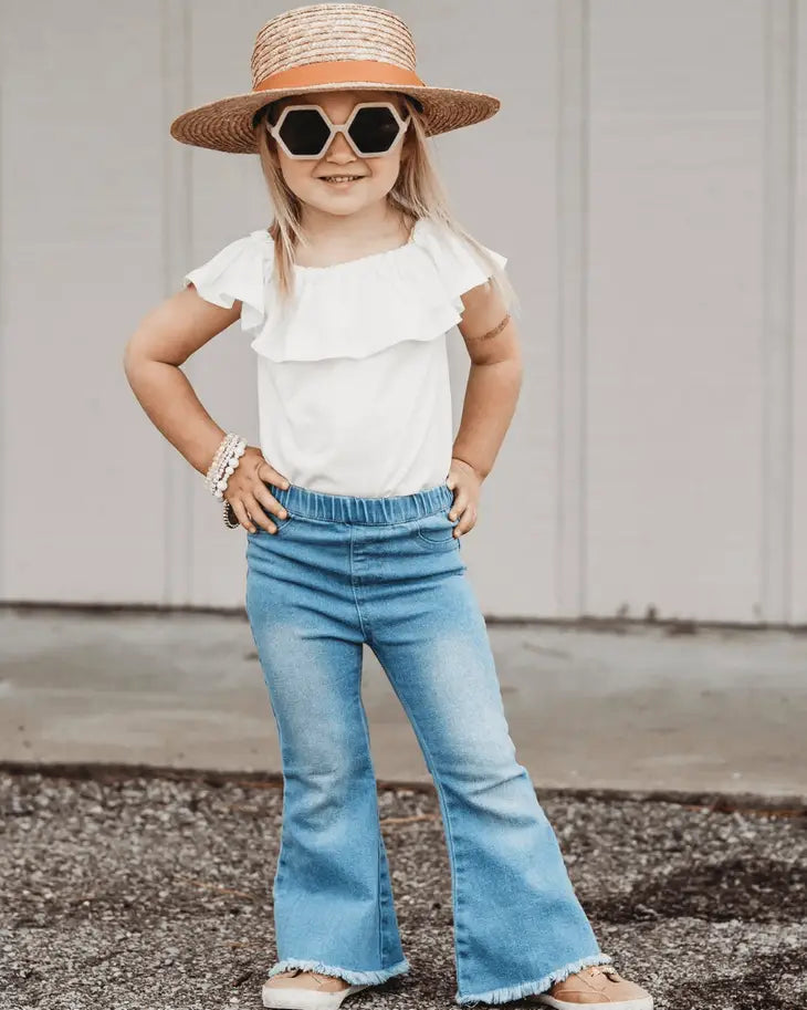 Sophie Denim Bell Bottoms - Light Wash