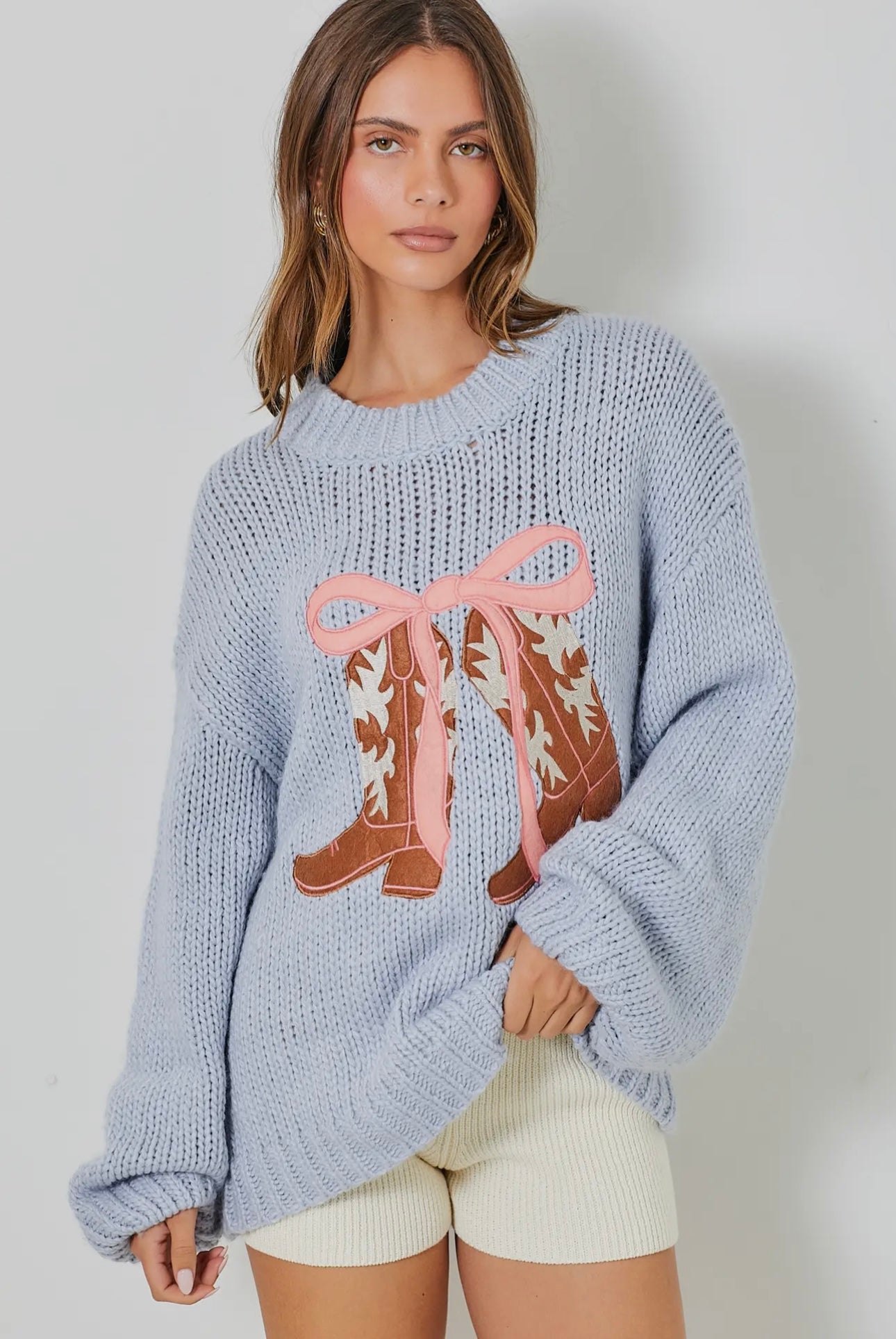 Bows and Boots Knit