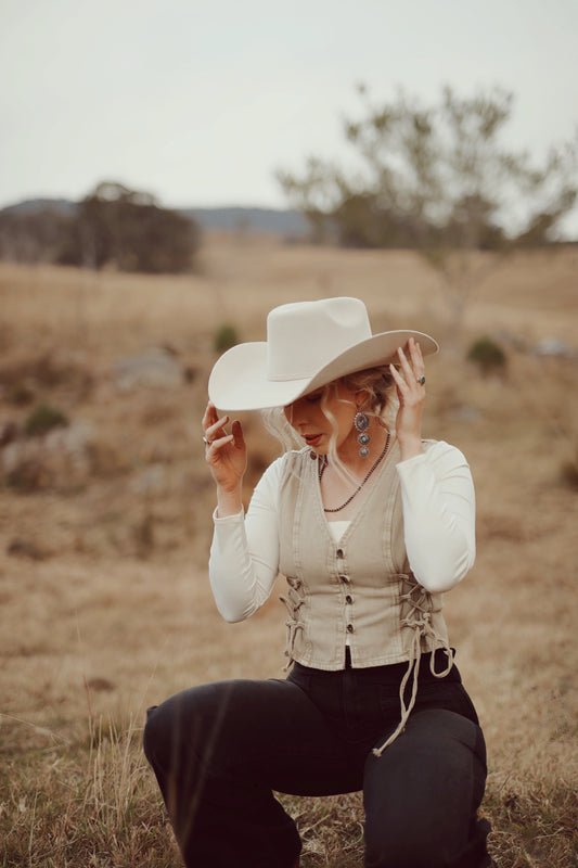 Abbey Vest - Beige